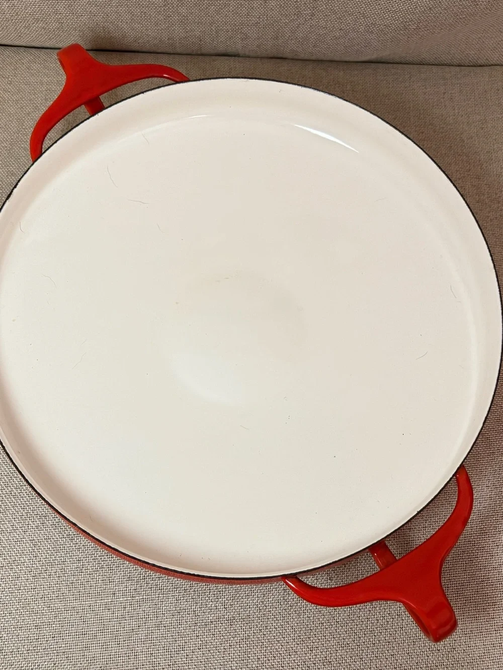 Vintage Dansk Kobenstyle Red Paella Pan IHQ Denmark Jens Quistgaard MCM